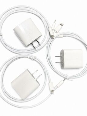 3 Pack iPhone Lightning Charger Lightning to USB-C